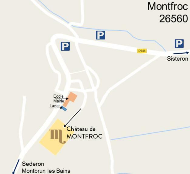 Chateau De Montfroc Bed and Breakfast Esterno foto